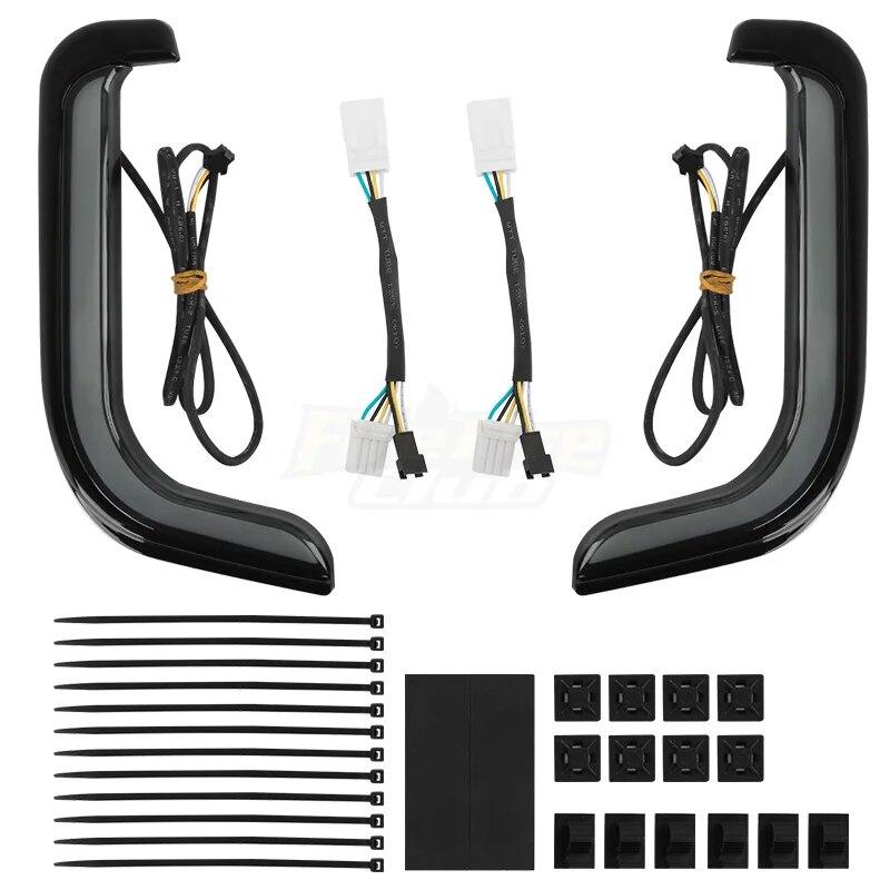 Motorcycle LED Fairing Lower Grills Light For Harley Touring Street Electra Glide Road Glide 1996-2013