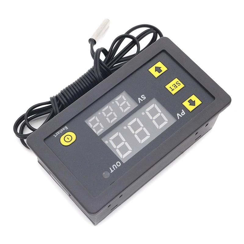W3230 DC 12V 24V 110V 220V AC цифровой регулятор температуры светодиодный дисплей термостат с переключателем нагрева и охлаждения NTC датчик