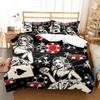Покерный комплект постельного белья клоун покер карточная игра тема пододеяльник набор геометрический узор одеяло покрывало для детей взрослых декор спальни