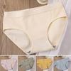 Женские трусы, женские трусы, однотонные, эластичные, антисептические, бесшовные, впитывающие влагу, со средней талией, с контролем живота, женское нижнее белье
