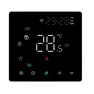 Для программируемого термостата Alexa, термостат с голосовым управлением, черный, программируемый термостат для теплого пола, поддержка нескольких комнат