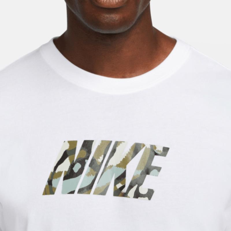 Nike Мужская тренировочная футболка Dri-FIT Sport Clash Белый DM6236-100