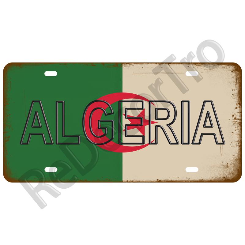 Metal Sign Germany USA Country Flag Tin Sign Plaque France Israel Spain Tinplate Plate For Wall Home Restaurant Craft Bar Decor