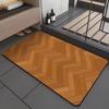 Wood Grain Carpet Diatomaceous Earth Non-Slip Mat Bathroom Absorbent Mat Quick-Dry Foot Mat Door Mat