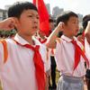 1 шт. Треугольный шарф-полотенце 120 см Хлопок Красные шарфы Китайский стиль Красный галстук-чокер Пионерский шарф Школьные принадлежности