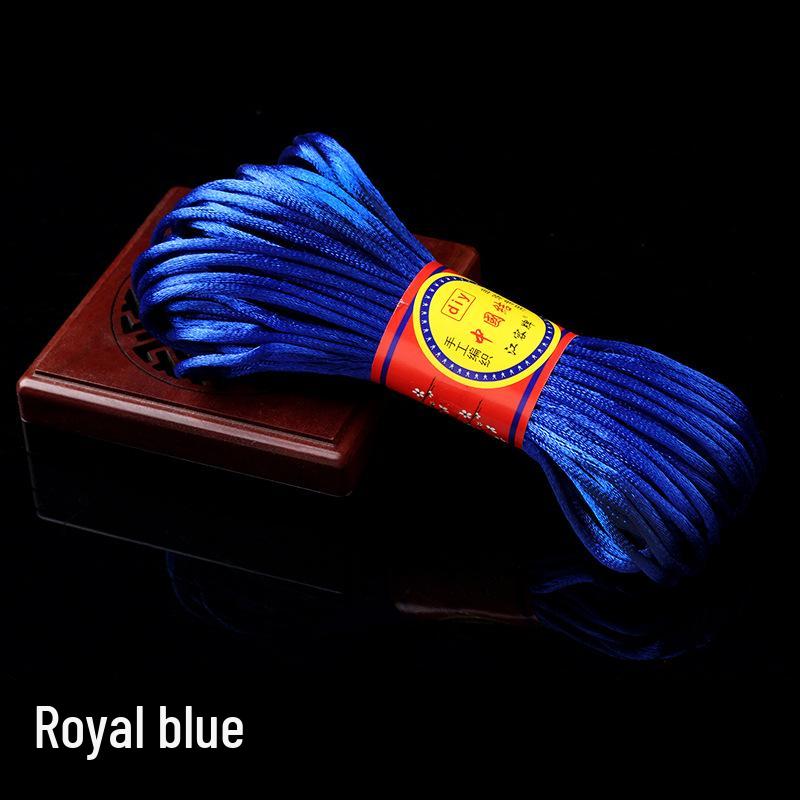 Red Polyester Chinese Knotting Cord for DIY Bracelets and Beading