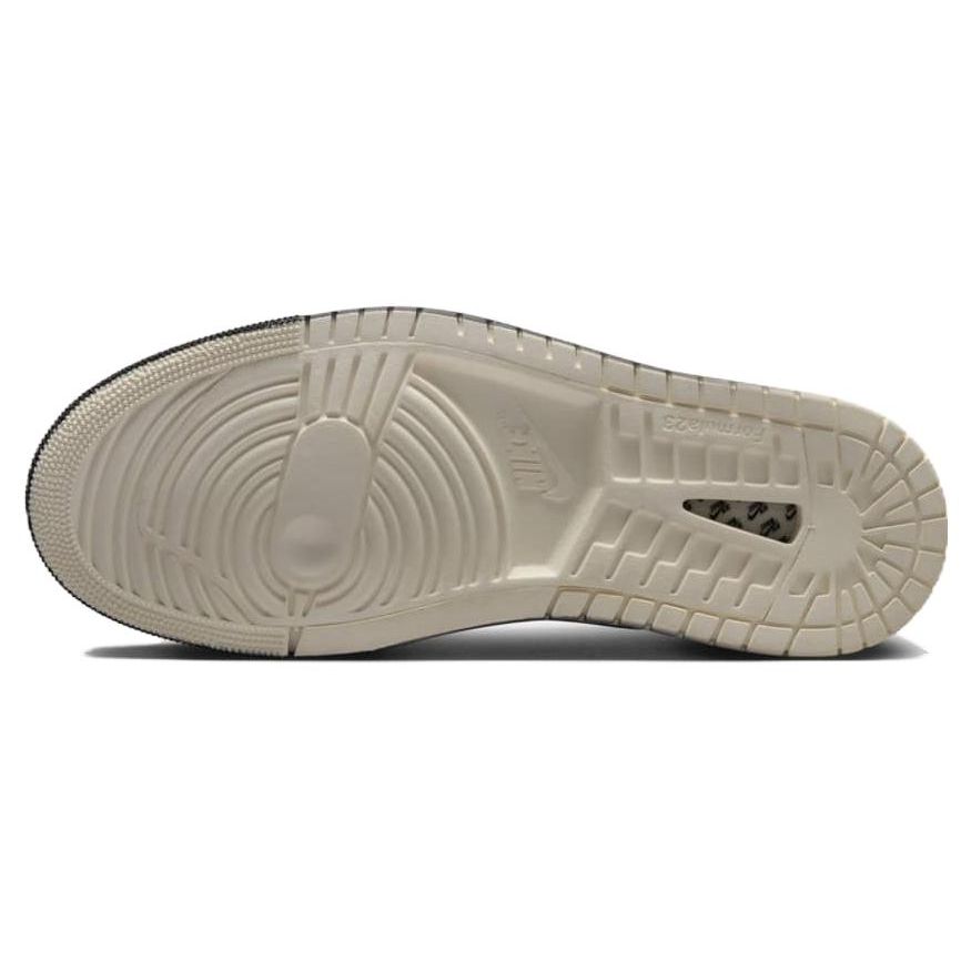 Air Jordan 1 High Zoom Comfort 2 Día De Muertos Men Sneakers Cream Black Pale-Ivory FQ8155-010