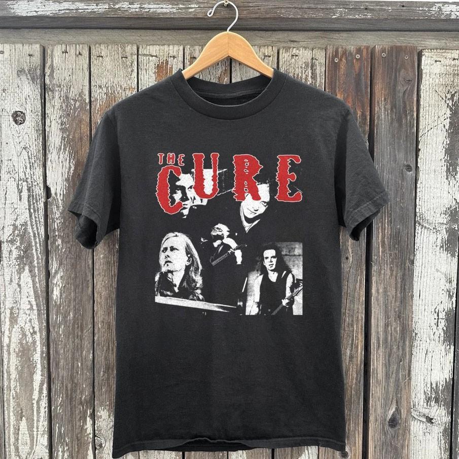 Rare The Cure Band Graphic Unisex Black Cotton T-Shirt