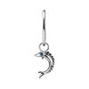 Charms - Cocr Nf - Rybka Z Zielonym Oczkiem - Srebrny - D-094