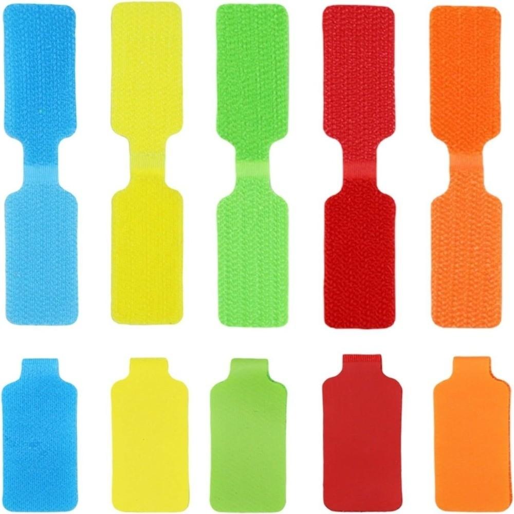 24pcs Waterproof Self Adhesive Cable Labels Reusable Wire Cord Tags  Office Home Use