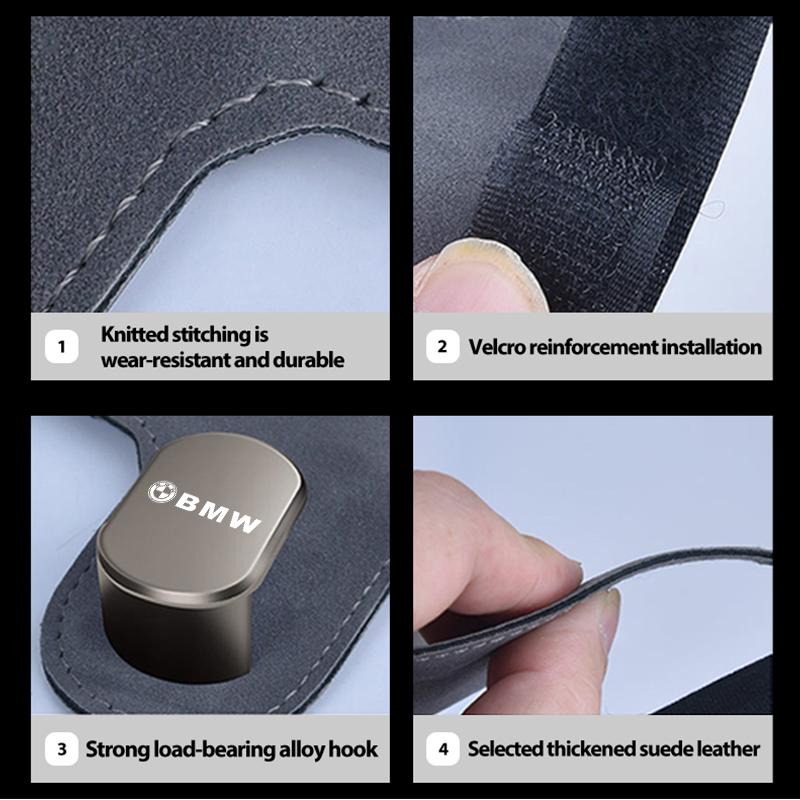 Hanging Car Seat Back Hook Flip Fur Invisible Storage Holder For BMW M Performance E36 E46 E60 E90 E91 E92 E93 F30 F20