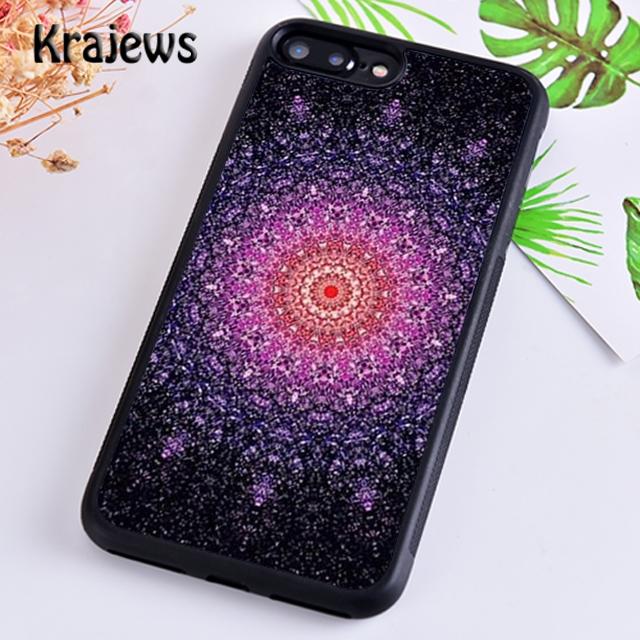 Krajews Indian style Coloful Mandala Phone Case Cover For iPhone 17 Air 16 15 14 plus 12 pro max coque Fundas