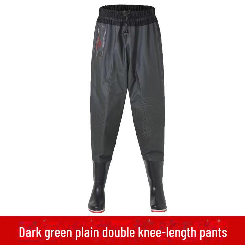 Модель Yili 23, высокие вейдерсы с 3D-карманами из ПВХ и резиновыми сапогами