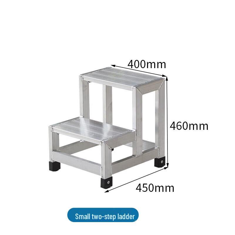 JZDASI Industrial Aluminum Alloy 2-Step Platform Ladder CN plug (adapter included)