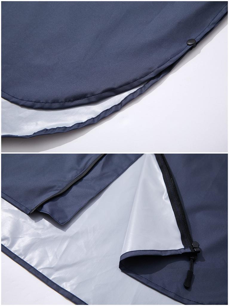 Rain Waterproof Raincoat for Boys and with Pockets and Storage Rain Gear for Rainy Perfect for Commuting To or Size L Raincoat, Backpack, Kids'