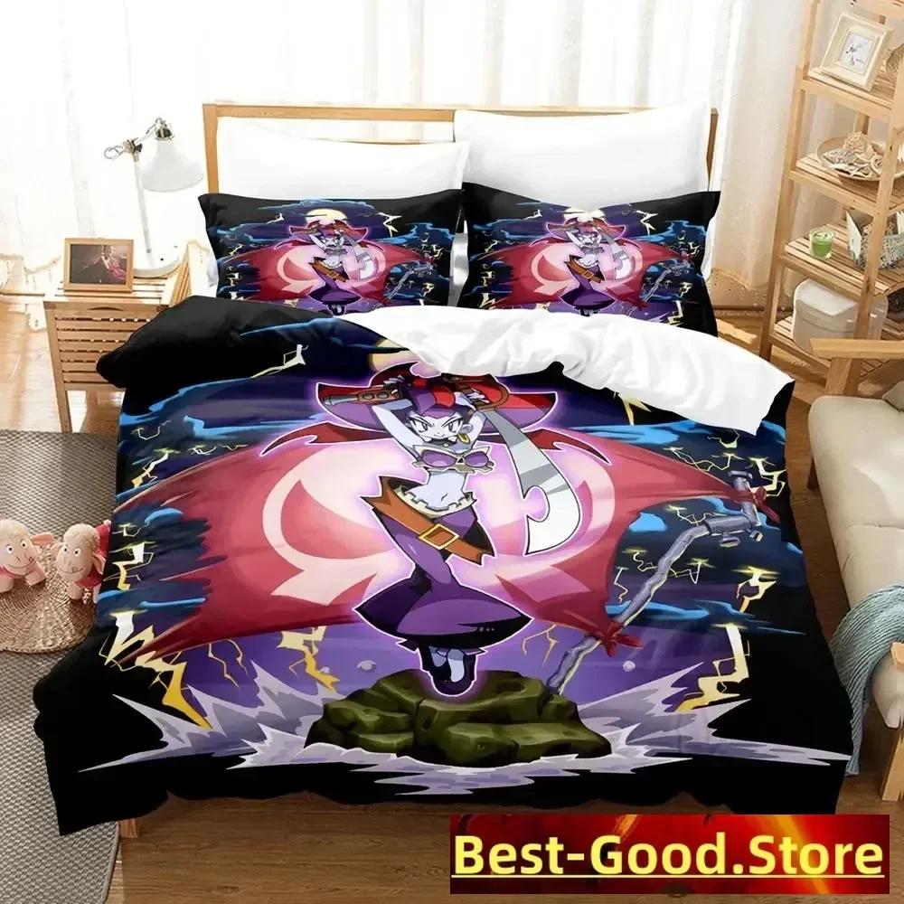 Shantae Half-Genie Hero Печатный Комплект Постельного Белья Пододеяльник Наволочка Комплект Постельного Белья Простыня Пододеяльник Размер Full Queen King