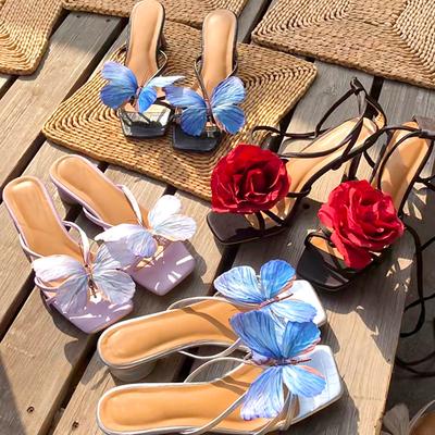 1 пара съемных ювелирных аксессуаров для отпуска, стиль путешествия, пляжная обувь, зажим для обуви своими руками, сандалии в форме бабочки, декоративная пряжка для обуви