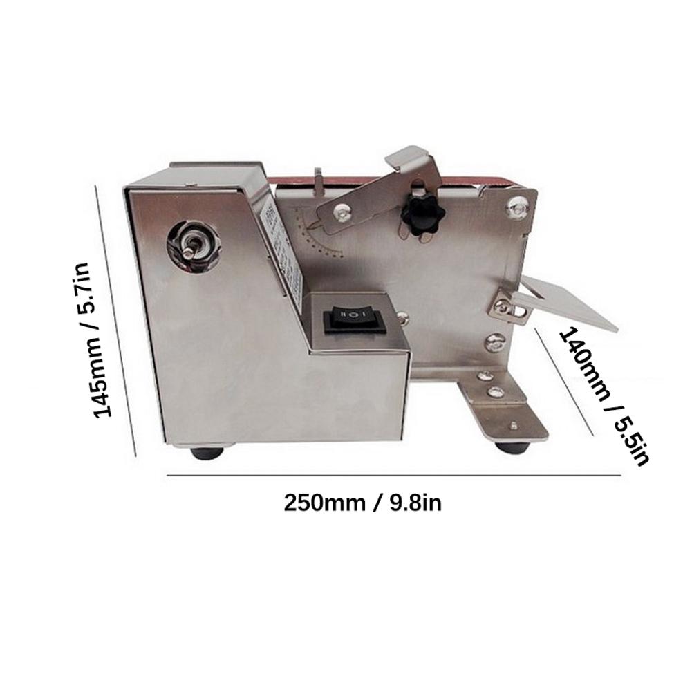 Маленькая шлифовальная машина 180 Вт, ленточная шлифовальная машина, 7 скоростей, регулируемая бытовая электрическая полировальная машина