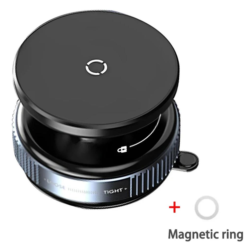 Pc Hot Deal K009 Vacuum Suction Cup Magnetic Holder Double-sided Automatic Mobile 270 ° Rotation Phone Holder Suitable for Cars