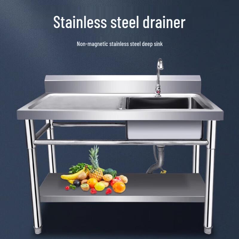 Нержавеющая сталь Beifu одинарная мойка с левой рабочей поверхностью