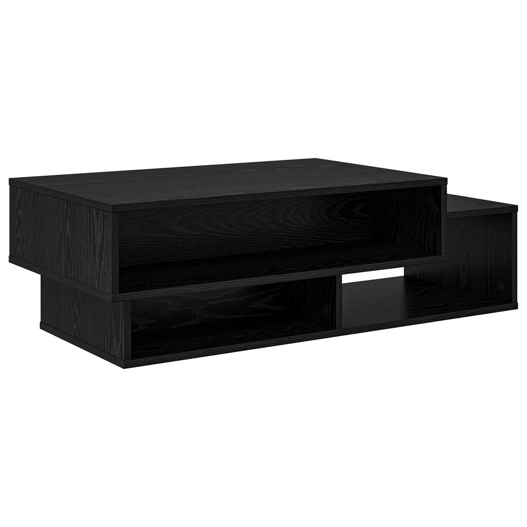 Coffee Table Black Oak Effect 105 x 50 x 32.5 cm
