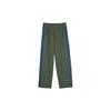 2022 Autumn T7 Series T7 Woven Pants Retro Sports Color Block Button Design Straight Casual Pants Unisex Pants Army-Green 628204-76