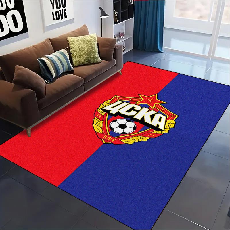 Ковер CSKA Moscow для гостиной, спальни, дома, украшение дивана, нескользящий коврик для игр детей