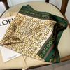 Beach Sunscreen Kerchief Luxury Design Square Scarves Women Popular 70X70CM Silk Hijab 2024 The Four Seasons Headscarf