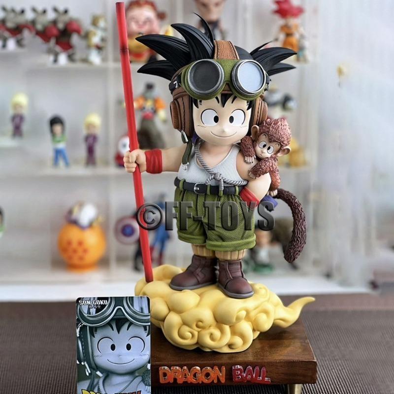 Аниме Dragon Ball Фигурка Сон Гоку с Обезьяной Малыш Гоку Фигурка Действия 26см ПВХ Статуя Коллекционная Модель Игрушки Подарки