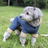 Cold Weather Pet Warm Coat Winter Padded Clothes for Little Breeds Pet 4Legs Coat Cotton Jackets for Outdoor Activity