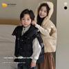 Boys & Girls Hooded Vest: 2024 Autumn/Winter Warm Outerwear for Children