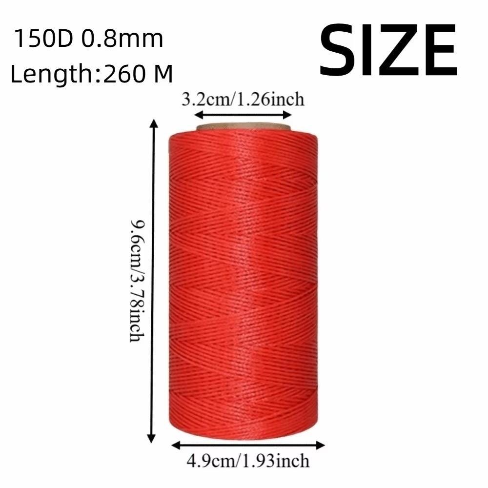 Arts Craft Wax Cotton Cord String 0.8MM Hand Stitching Thread Waxed Thread Cord Leather Repair