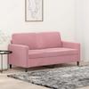 VidaXL 2-seater Sofa Pink 140 Cm Velvet 359445