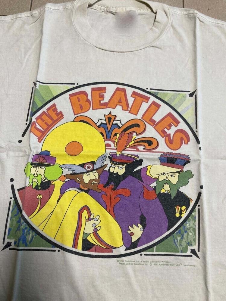 THE BEATLES Желтая подводная лодка Хлопок Унисекс Размер S-4XL Футболка VN2243 Унисекс Футболка