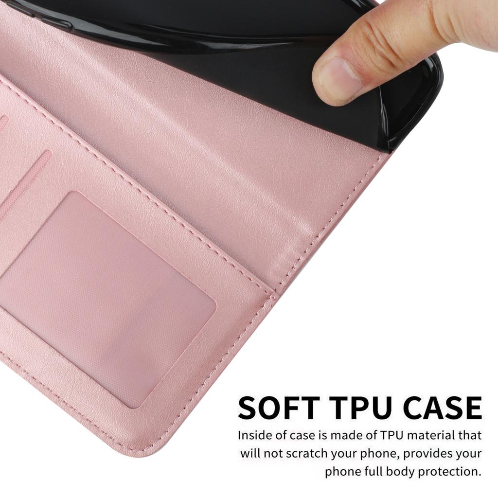 For Oppo Reno14 Pro 5G (Global) Leather Phone Case Foldable Stand Wallet Flip Cover with Strap