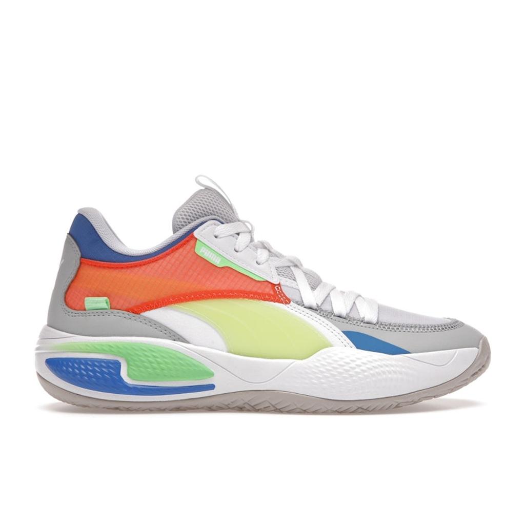 Puma Court Rider Twofold Unisex Sneakers White Palace-Blue 195658-01