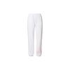 Logo Print Cuffed Fleece Casual Pants Women Bottoms White DO6956-100