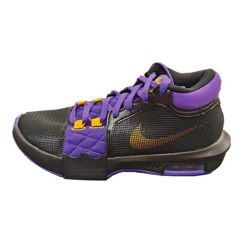 Nike Мужские кроссовки LeBron Witness 8 EP Lakers Black Field-Purple University-Gold FB2237-001