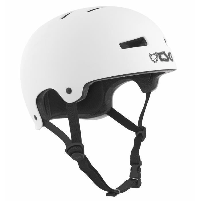 Casque - TSG - Evolution - Blanc Satin - Adulte - Bowl - BMX / VTT Freestyle