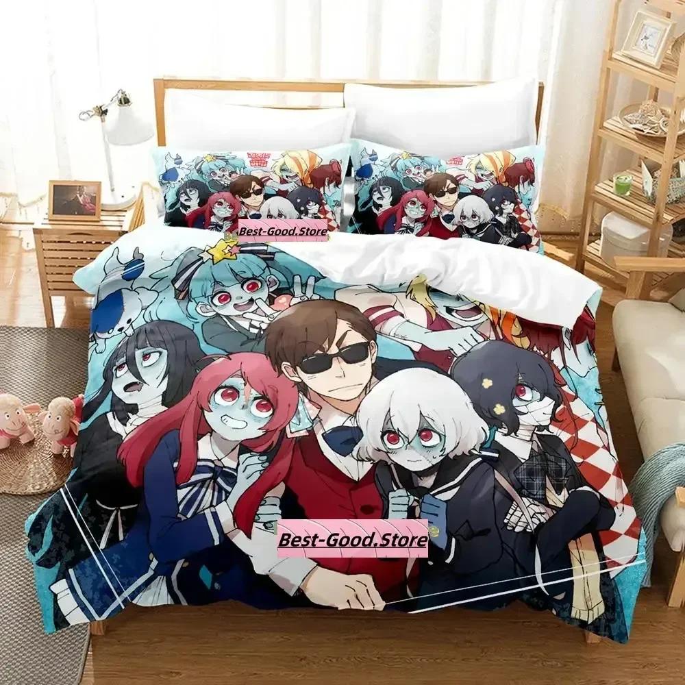 Новый комплект постельного белья Zombie Lplus Saga Beding Set С принтом Комплект постельного белья С наволочкой Мягкое одеяло Мягкая односпальная двуспальная Queen Super King-размера Размеры