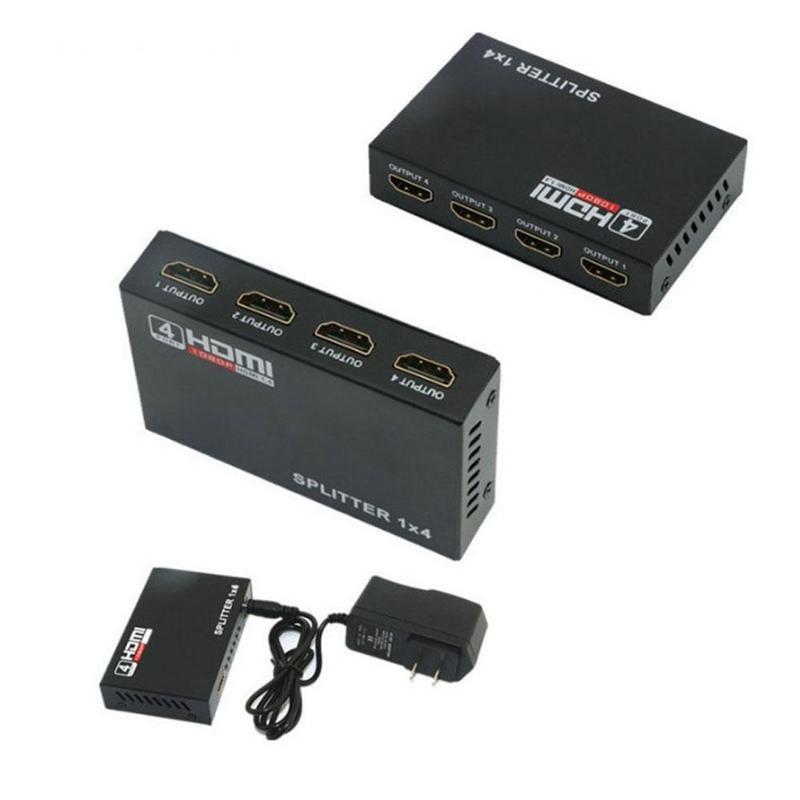 1080p 4K Full HD HDMI-сплиттер-усилитель-повторитель, розетка, распределительная коробка, 1x4 порта RF