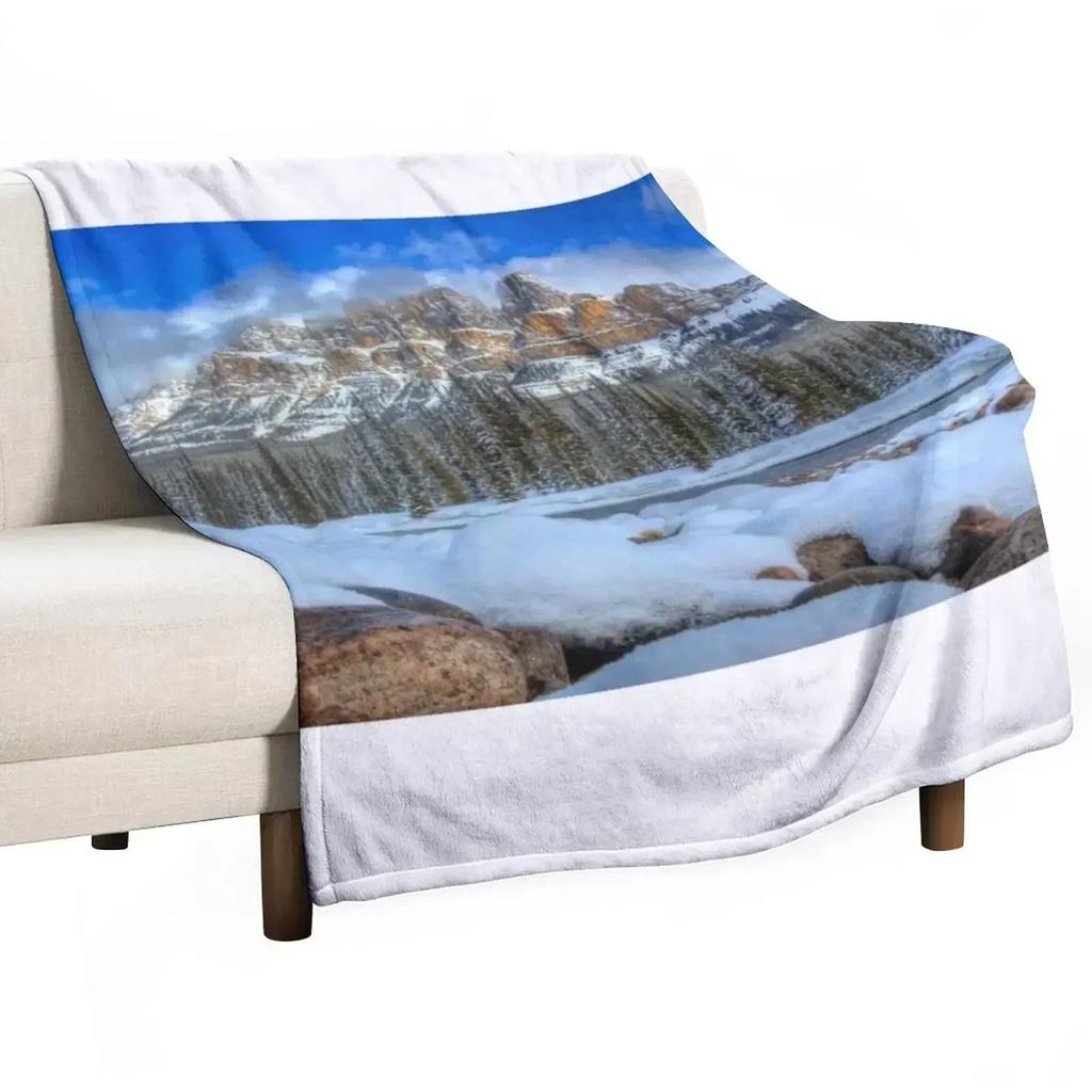 Castle Rocks Throw Blanket Sofa Blankets Sofas Of Decoration for babies Soft Big cosplay anime For Baby Blankets