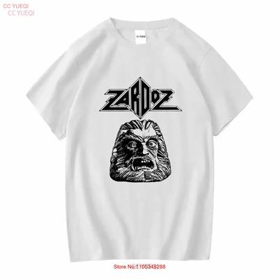 Zardoz T Shirt White With Iconic S From Cult Classic Film Head Perfect For Retro Sci Fi Movie Fans Casual Vintage