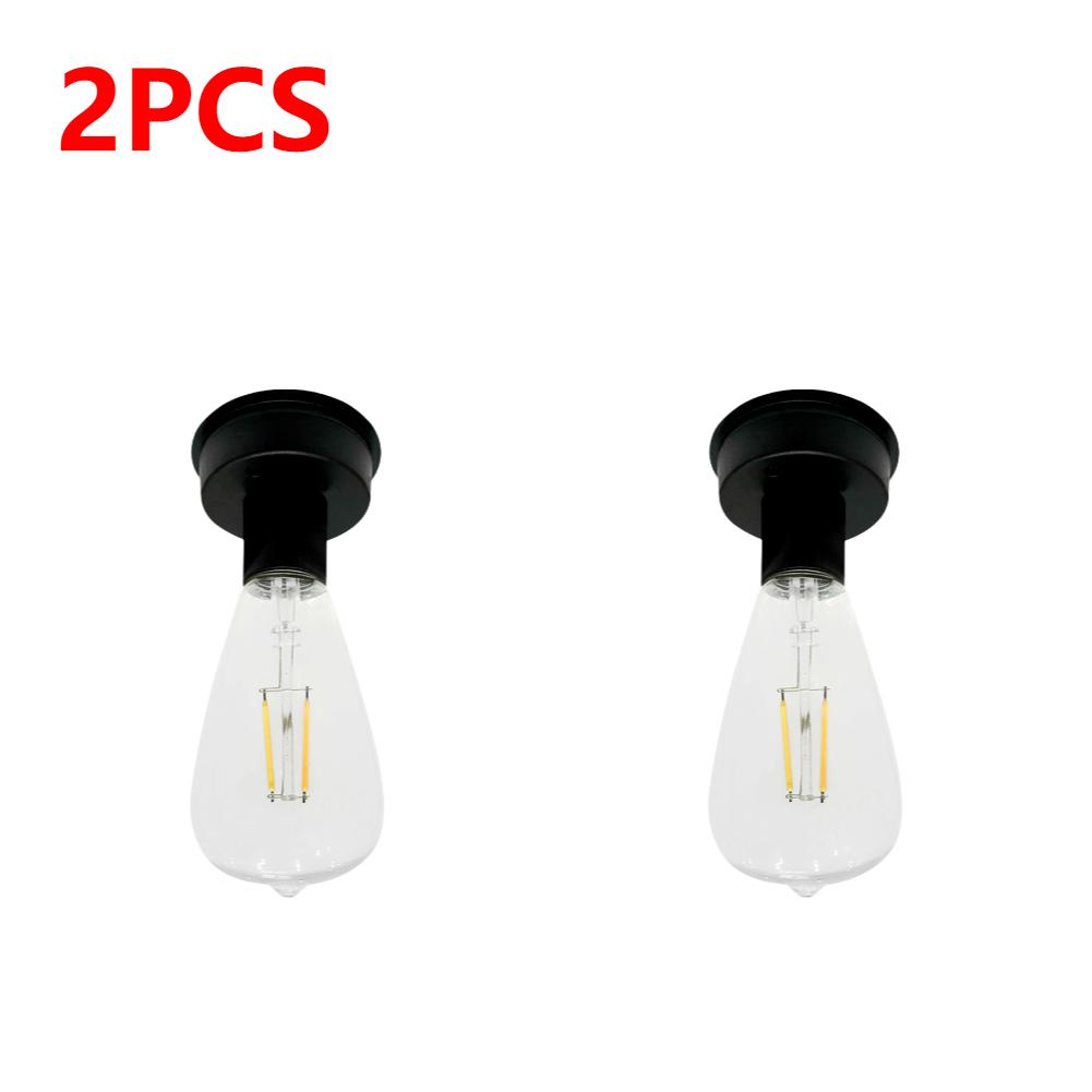 4-1PCS 8CM Solar Lamp Base with LED Bulb LED Night Light Base IP44 Waterproof Courtyard Light Base for Outdoor Camping Picnic