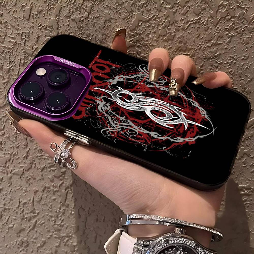 Чехол для телефона группы Slipknot Серебристый корпус Для IPhone 17 16 15 14 13 12 11 Pro Max Plus