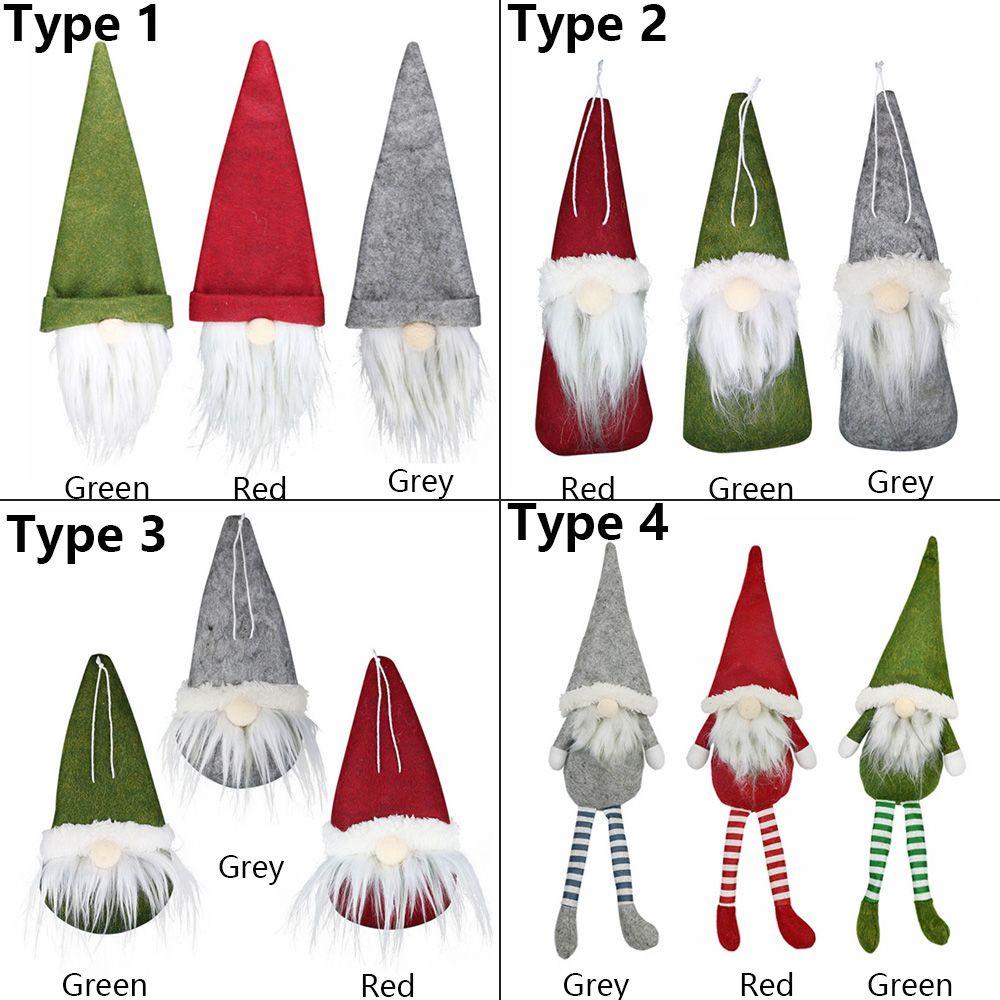 Decoration Hanging Pendants Xmas Tree Embellishment Christmas Dolls Faceless Dwarf Stuffed Toys