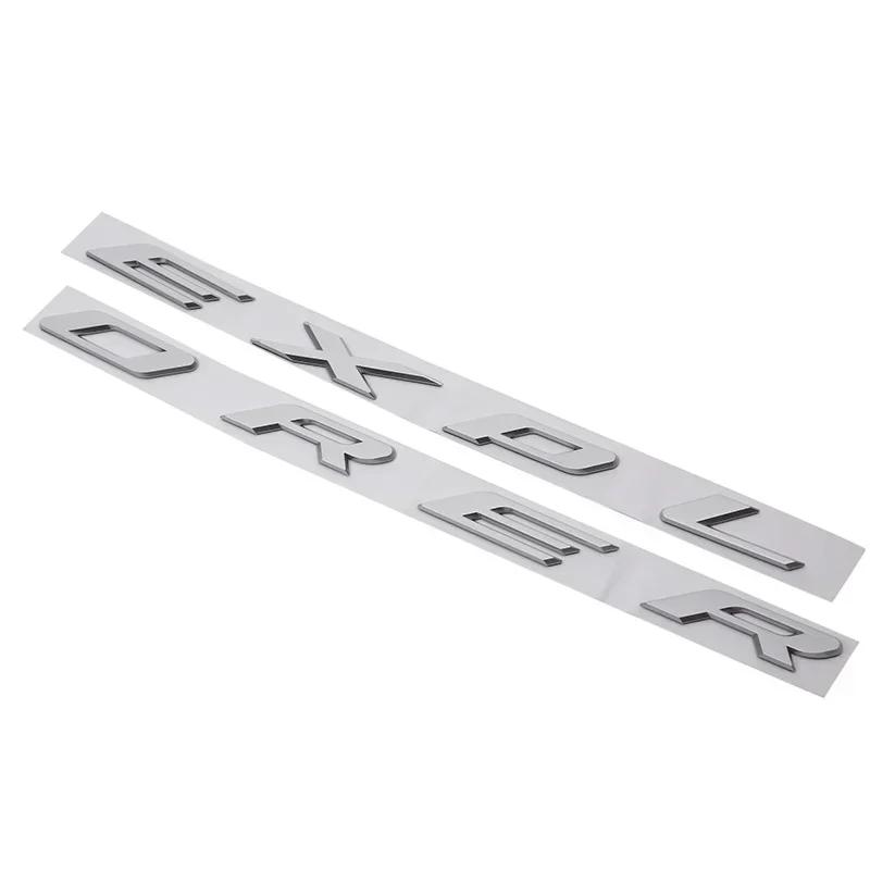 3D ABS Chrome Black Explorer Logo Car Front Hood HYRS3 Emblem Bonnet Letters Badge Sticker For Explorer 2020 2021