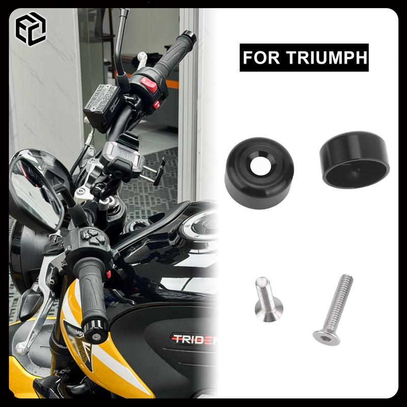 Motorcycle Aluminium Alloy Handlebar End Plug For Triumph Scrambler / Bonneville / Speed Twin / Rocket / Bobber / Thruxton