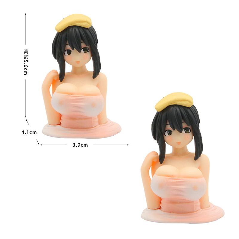 Розовый милый Канако грудь трясущаяся девушка аниме статуэтка автомобильные аксессуары украшения для салона автомобиля мультфильм кавайный приборная панель автомобиля фигурка
