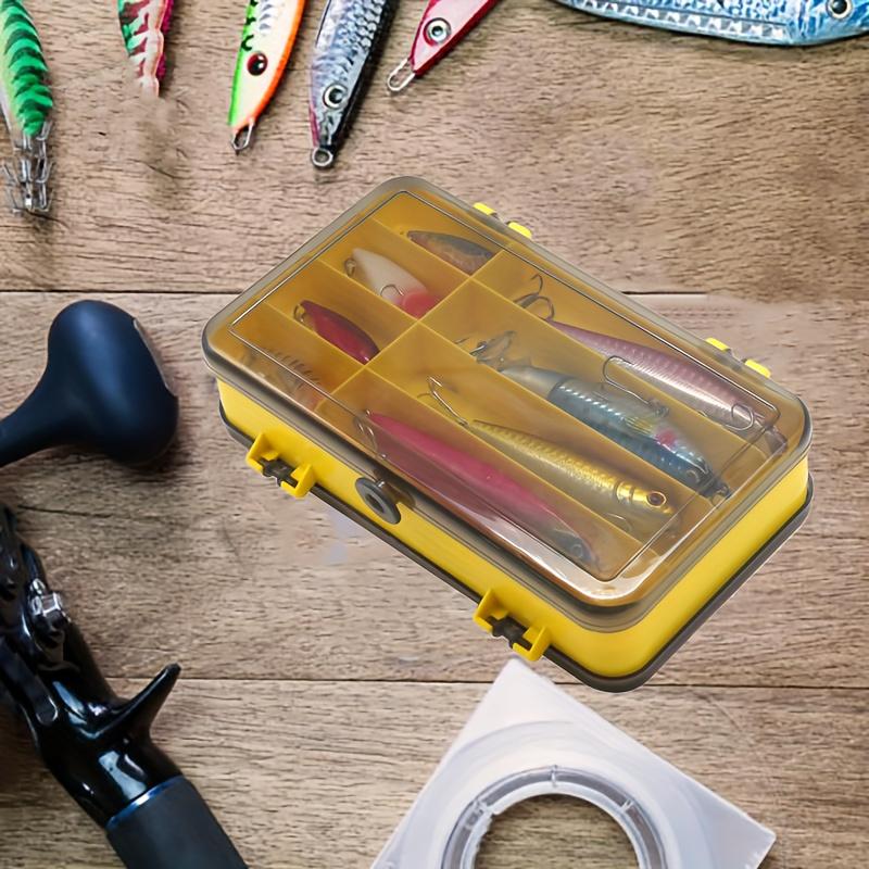 2 шт. Рыболовные инструменты двухсторонняя коробка-книжка двухсторонняя портативная пластиковая коробка Luya коробка для аксессуаров коробка для хранения приманки